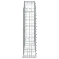 Arched Gabion Basket 150x30x100/120 cm Galvanised Iron