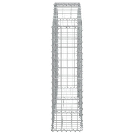 Arched Gabion Basket 150x30x100/120 cm Galvanised Iron