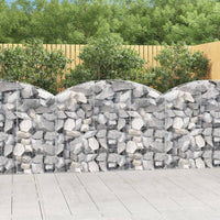 Arched Gabion Basket 150x30x100/120 cm Galvanised Iron