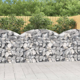 Arched Gabion Basket 150x30x100/120 cm Galvanised Iron