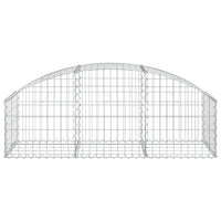 Arched Gabion Basket 150x50x40/60 cm Galvanised Iron