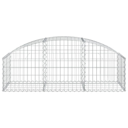 Arched Gabion Basket 150x50x40/60 cm Galvanised Iron