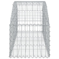 Arched Gabion Basket 150x50x40/60 cm Galvanised Iron