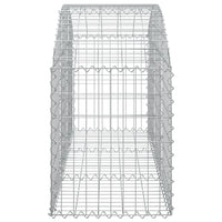 Arched Gabion Basket 150x50x60/80 cm Galvanised Iron
