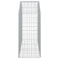 Arched Gabion Basket 150x50x100/120 cm Galvanised Iron