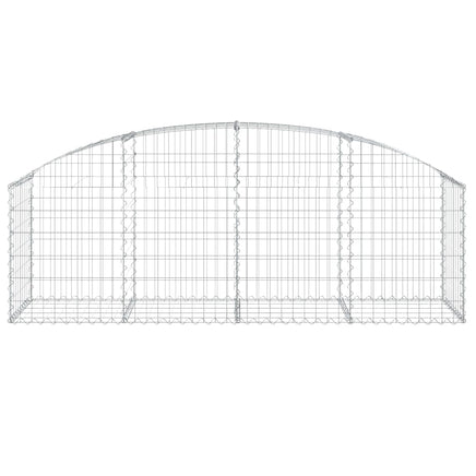 Arched Gabion Basket 200x50x60/80 cm Galvanised Iron