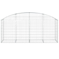 Arched Gabion Basket 200x50x80/100 cm Galvanised Iron