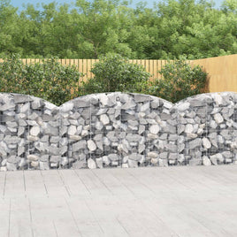 Arched Gabion Basket 200x50x100/120 cm Galvanised Iron