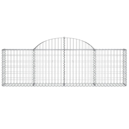 Arched Gabion Basket 200x30x60/80 cm Galvanised Iron