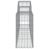Arched Gabion Basket 200x30x60/80 cm Galvanised Iron