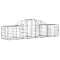 Arched Gabion Basket 200x50x40/60 cm Galvanised Iron