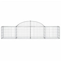 Arched Gabion Basket 200x50x40/60 cm Galvanised Iron