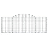 Arched Gabion Basket 300x30x100/120 cm Galvanised Iron