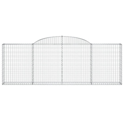 Arched Gabion Basket 300x30x100/120 cm Galvanised Iron