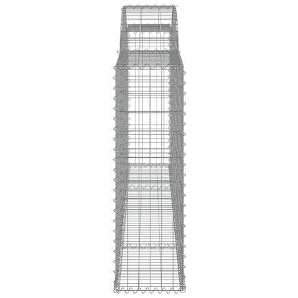 Arched Gabion Basket 300x30x100/120 cm Galvanised Iron