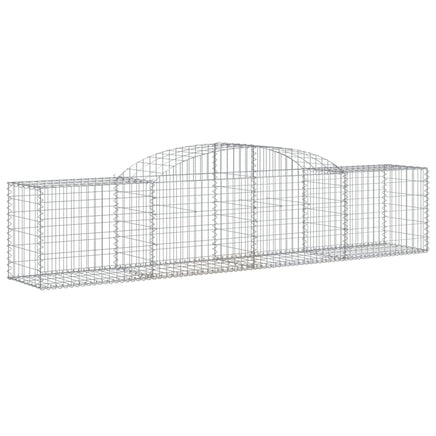 Arched Gabion Basket 300x50x60/80 cm Galvanised Iron