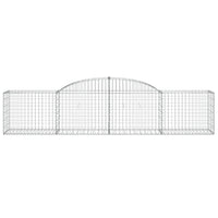 Arched Gabion Basket 300x50x60/80 cm Galvanised Iron