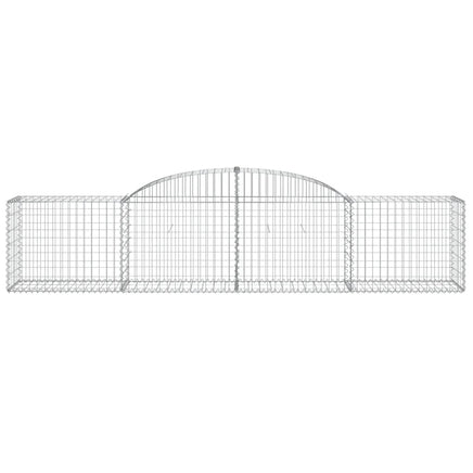 Arched Gabion Basket 300x50x60/80 cm Galvanised Iron
