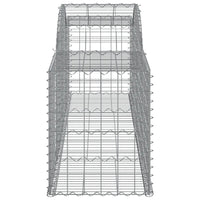 Arched Gabion Basket 300x50x60/80 cm Galvanised Iron
