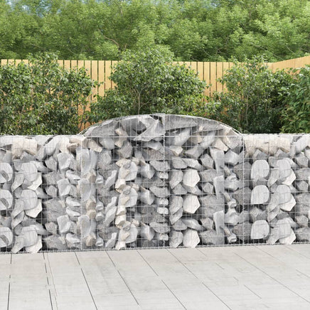Arched Gabion Basket 300x50x100/120 cm Galvanised Iron