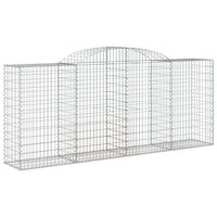 Arched Gabion Basket 300x50x120/140 cm Galvanised Iron
