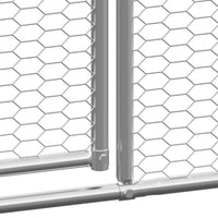 Outdoor Chicken Cage 2x6x2 m Galvanised Steel