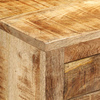 Sideboard 80x30x65 cm Solid Rough Wood Mango
