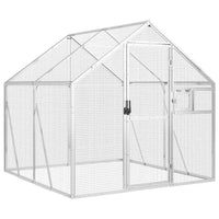 Aviary Silver 1.79x2x1.85 m Aluminium