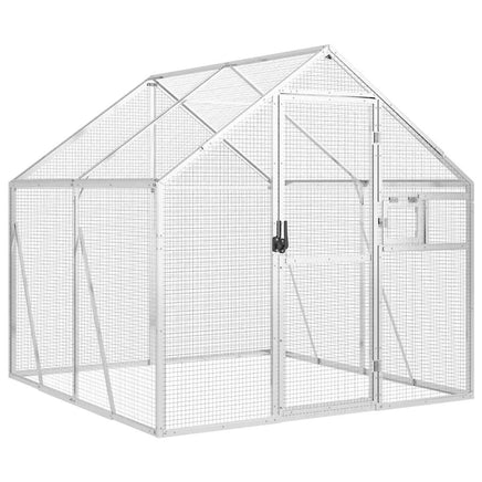 Aviary Silver 1.79x2x1.85 m Aluminium