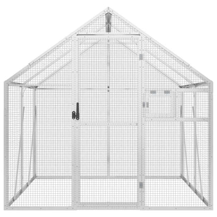 Aviary Silver 1.79x2x1.85 m Aluminium