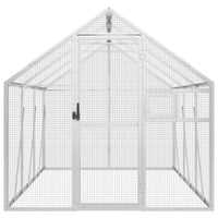 Aviary Silver 1.79x3x1.85 m Aluminium