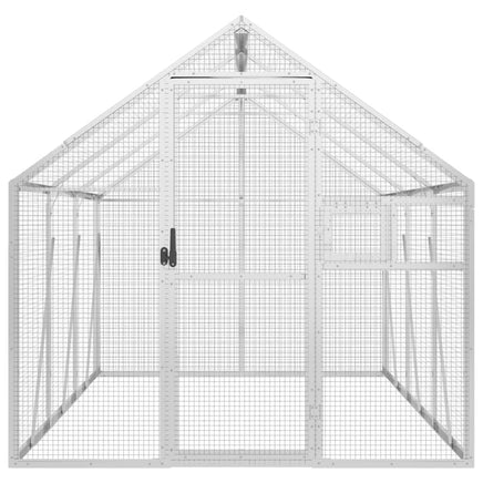 Aviary Silver 1.79x3x1.85 m Aluminium