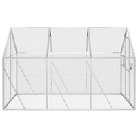 Aviary Silver 1.79x3x1.85 m Aluminium