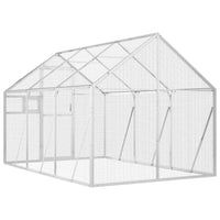 Aviary Silver 1.79x3x1.85 m Aluminium