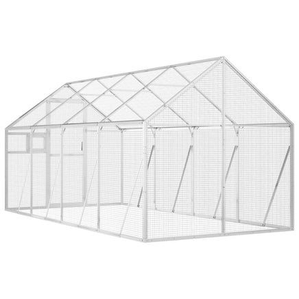 Aviary Silver 1.79x4x1.85 m Aluminium