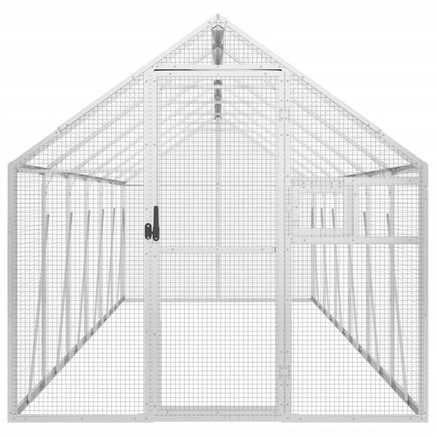 Aviary Silver 1.79x6x1.85 m Aluminium
