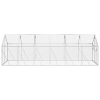 Aviary Silver 1.79x6x1.85 m Aluminium