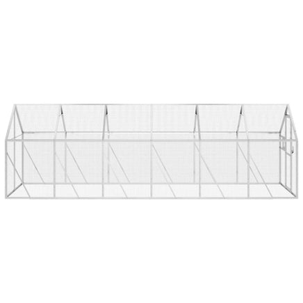Aviary Silver 1.79x6x1.85 m Aluminium