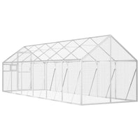 Aviary Silver 1.79x6x1.85 m Aluminium