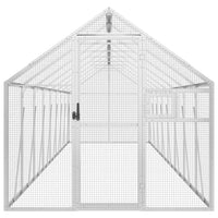 Aviary Silver 1.79x8x1.85 m Aluminium
