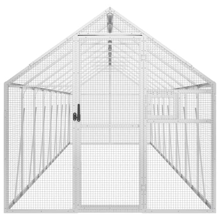 Aviary Silver 1.79x8x1.85 m Aluminium