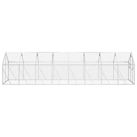 Aviary Silver 1.79x8x1.85 m Aluminium