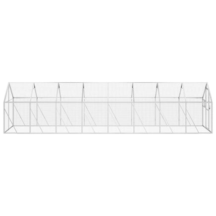 Aviary Silver 1.79x8x1.85 m Aluminium