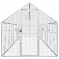 Aviary Silver 1.79x10x1.85 m Aluminium