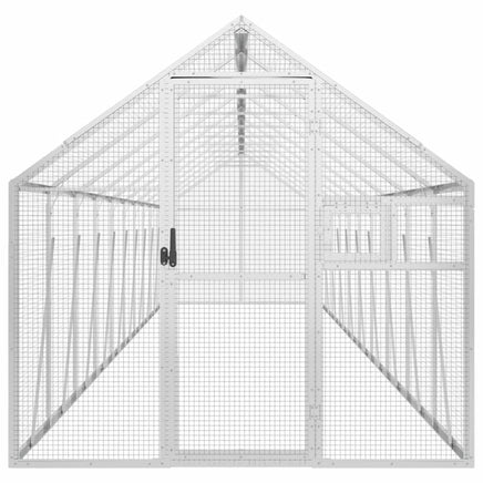 Aviary Silver 1.79x10x1.85 m Aluminium