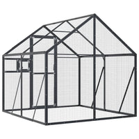 Aviary Anthracite 1.79x2x1.85 m Aluminium