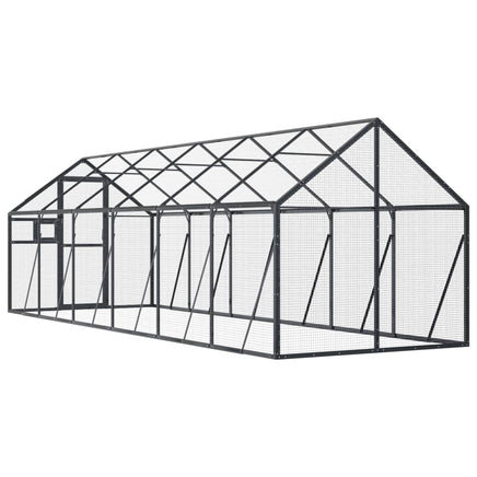 Aviary Anthracite 1.79x6x1.85 m Aluminium