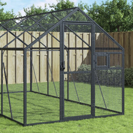 Aviary Anthracite 1.79x6x1.85 m Aluminium