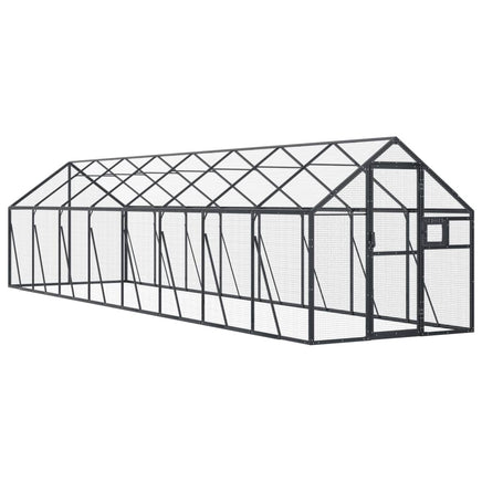 Aviary Anthracite 1.79x8x1.85 m Aluminium
