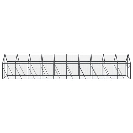 Aviary Anthracite 1.79x10x1.85 m Aluminium